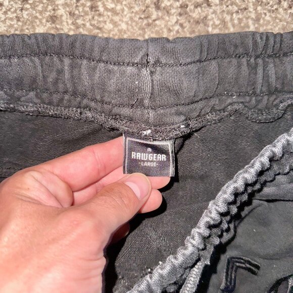 Rawgear BMFIT Men's Front Embroidery Jogger Sweatpants Black Size Large - Picture 4 of 9